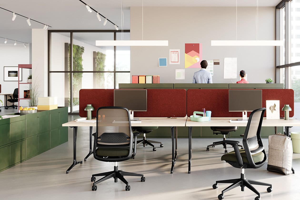 Siège de bureau ergonomique avec soutien lombaire et accoudoirs réglables