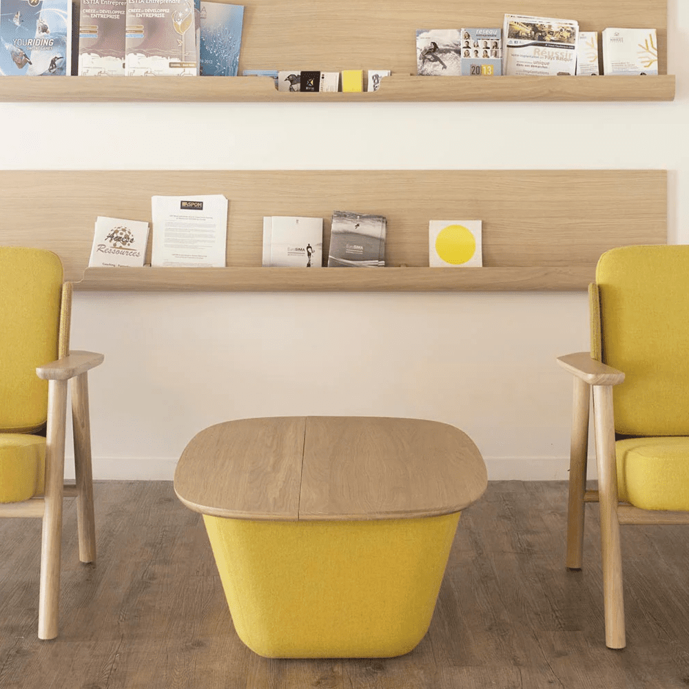 Table basse pour cafétéria
